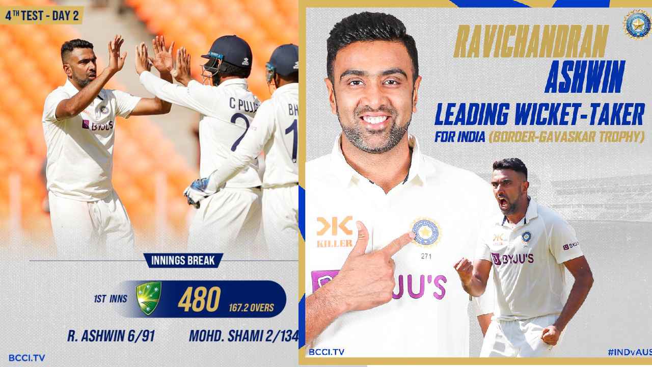 India vs Australia 4th Test Match: 6 వికెట్లు పడగొట్టిన అశ్విన్.. ఆస్ట్రేలియా ఆలౌట్.. Live Updates