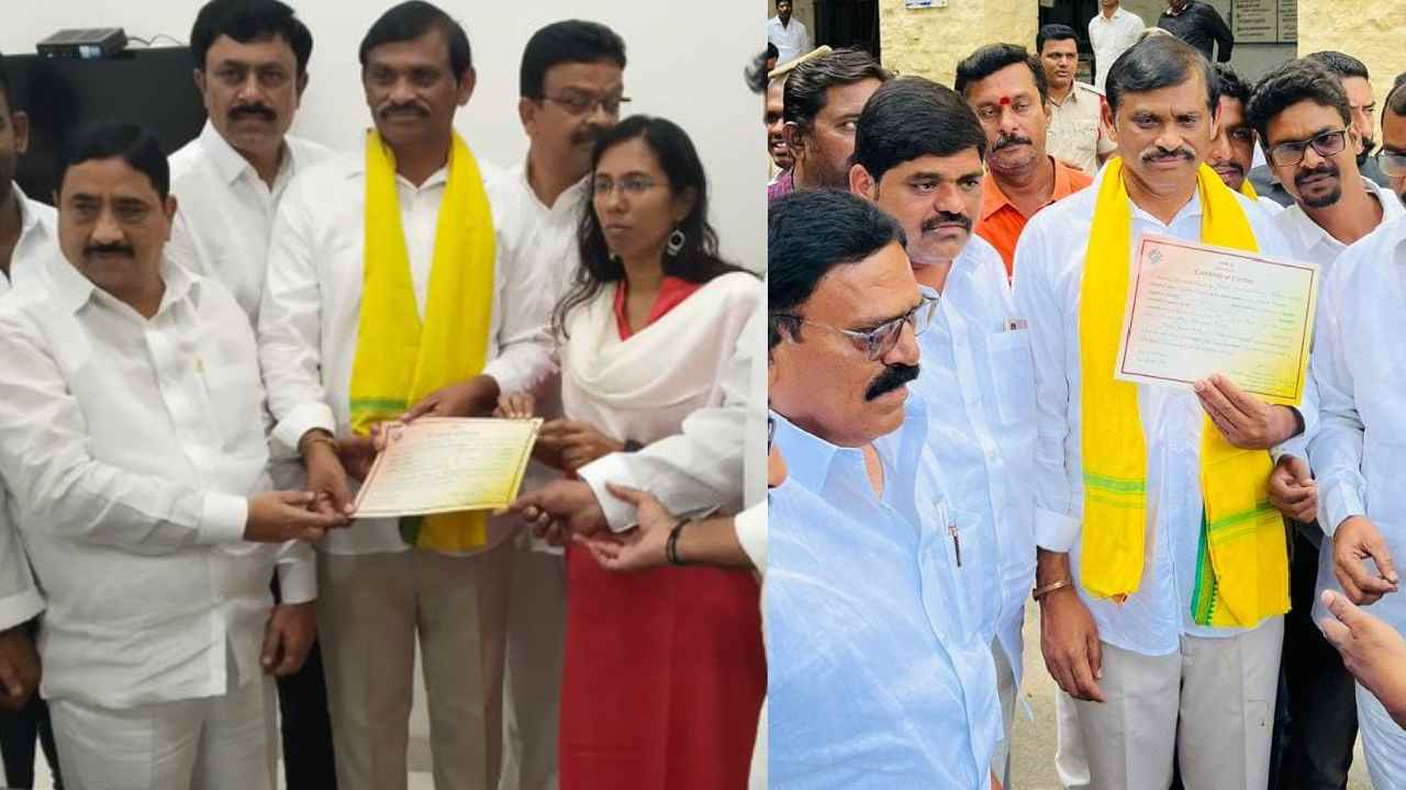 Ramgopal Reddy-MLC Elections 2023: ఉత్కంఠకు తెర.. రాంగోపాల్ రెడ్డికి కలెక్టర్ డిక్లరేషన్ అందజేత