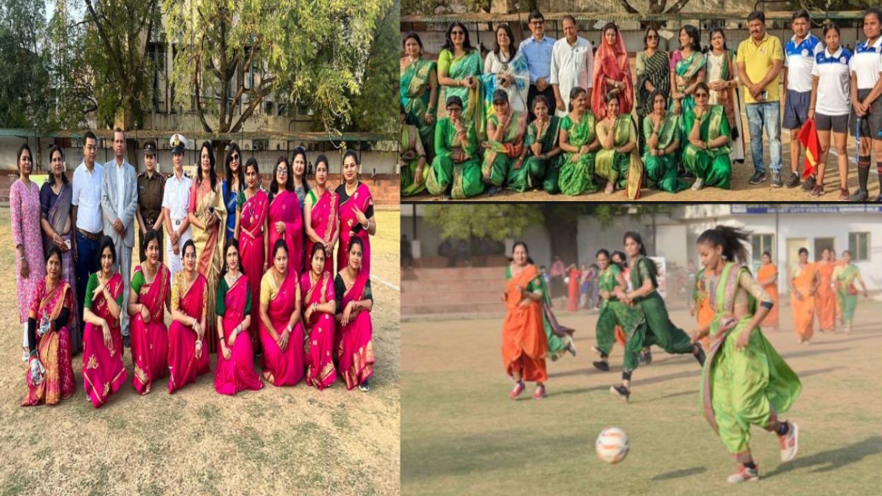 Football with Sarees : ‘ గోల్ ఇన్ శారీ’.. గ్వాలియర్ మహిళలా? మజాకా!