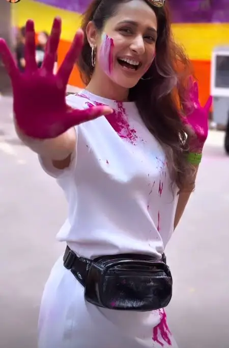 Pragya Jaiswal and Rakul Preet Holi Celebrations