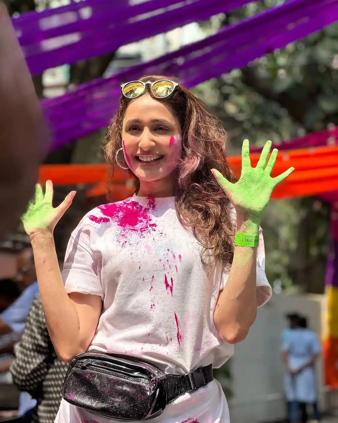 Pragya Jaiswal and Rakul Preet Holi Celebrations