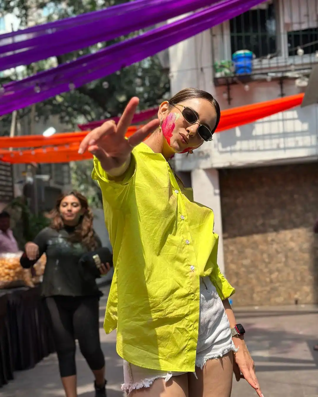 Pragya Jaiswal and Rakul Preet Holi Celebrations