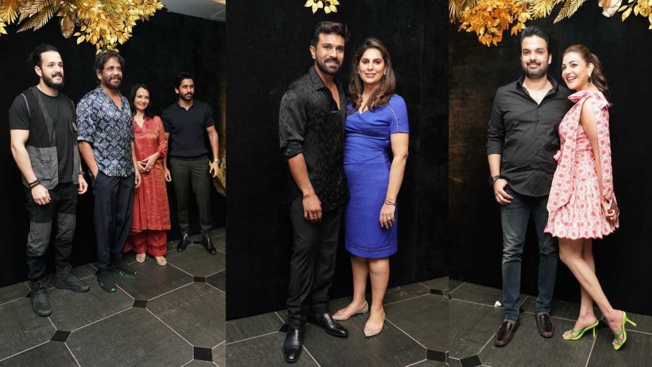 Ram Charan : రామ్‌‍చరణ్ బర్త్ డే పార్టీలో స్టార్ హీరోలు, దర్శకులు సందడి..