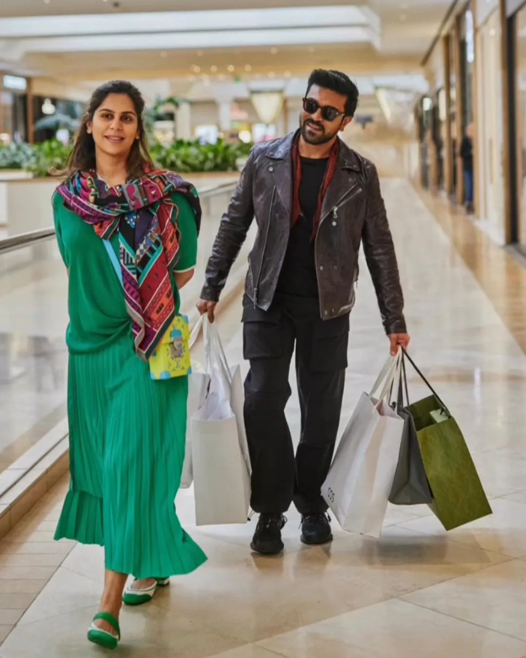 Ram Charan and Upasana enjoying in America