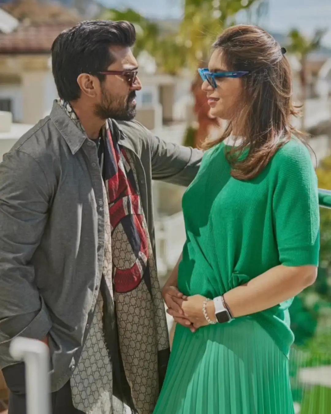 Ram Charan and Upasana enjoying in America