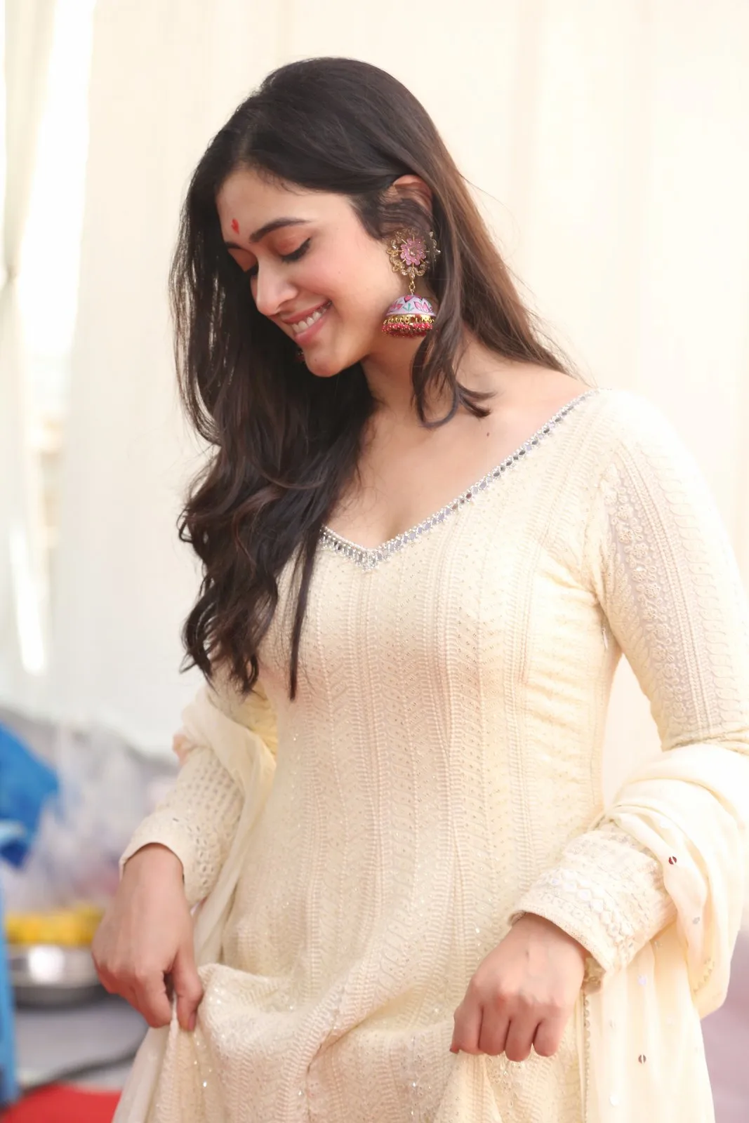 Rhea Sachdeva Photos at Mister Brahma Yenti Ee Drama Movie Launch Event