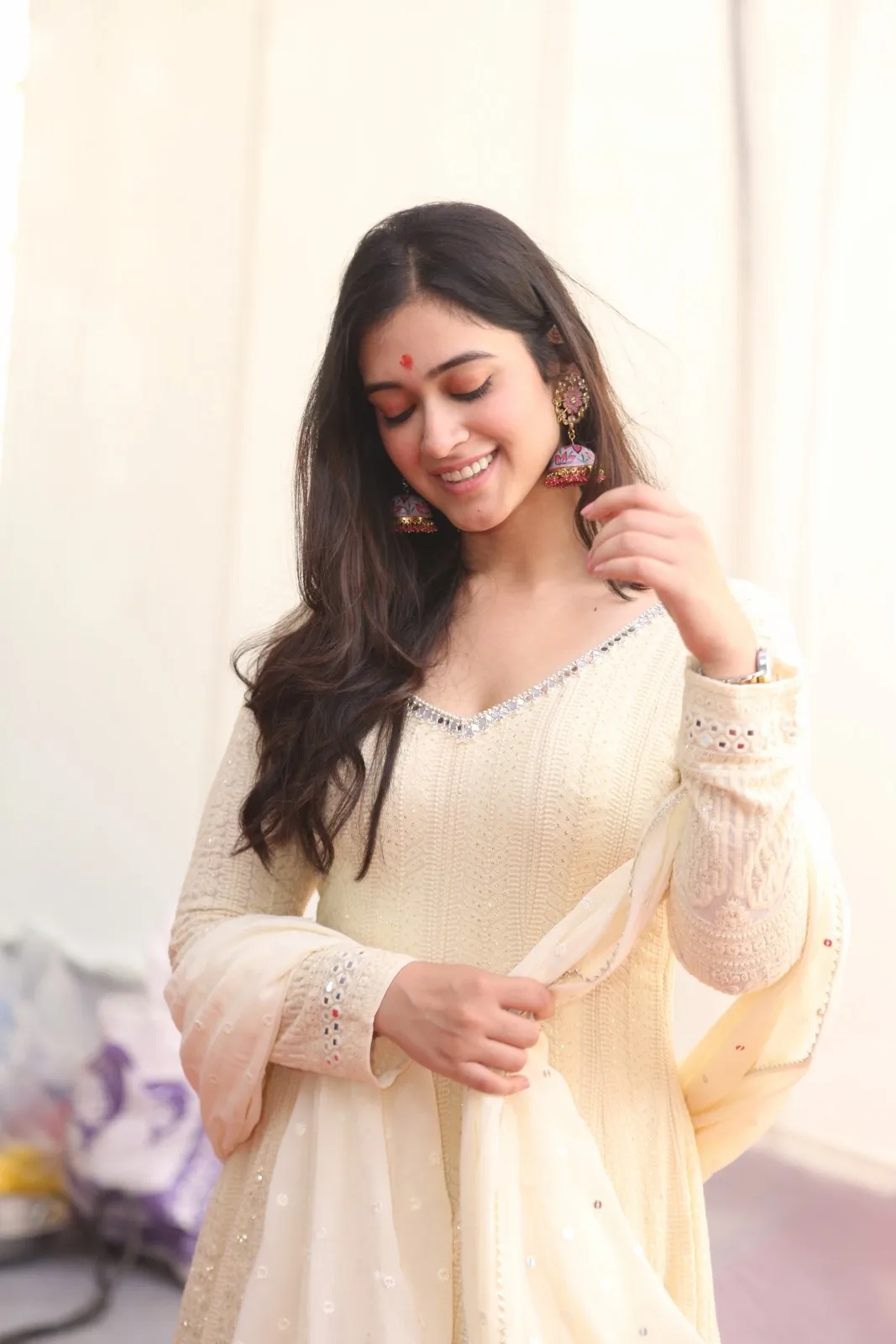 Rhea Sachdeva Photos at Mister Brahma Yenti Ee Drama Movie Launch Event