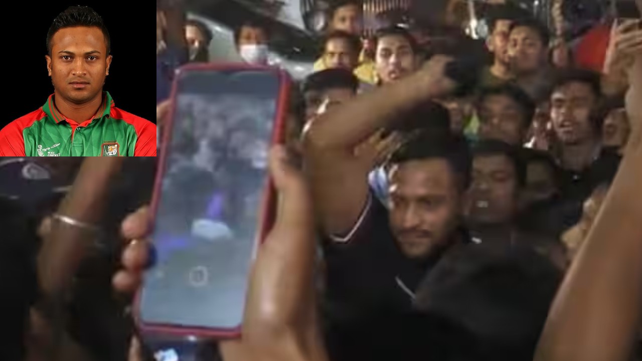Bangladesh Cricketer Shakib : మరో వివాదంలో చిక్కుకున్న బంగ్లాదేశ్ స్టార్ క్రికెటర్.. అభిమానిని క్యాప్ తో కొట్టిన షకీబ్ అల్ హసన్