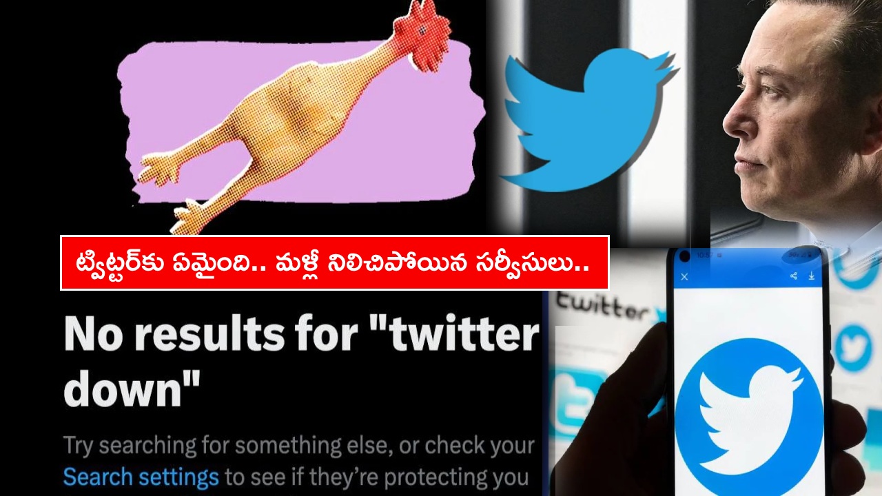 #Twitter Down : ట్విట్టర్‌కు ఏమైంది.. మళ్లీ నిలిచిపోయిన సర్వీసులు.. మస్క్‌పై మండిపడుతున్న యూజర్లు.. ఉద్యోగుల తొలగింపు కారణమా?