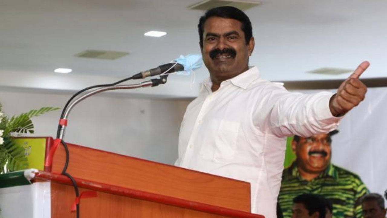 NTK leader Seeman: చల్లారుతున్న మంటపై పెట్రోల్ పోసిన ఎన్టీకే నేత.. హిందీ మాట్లాడే వారిని తమిళనాడు నుంచి వెల్లగొడతామంటూ వివాదాస్పద వ్యాఖ్యలు