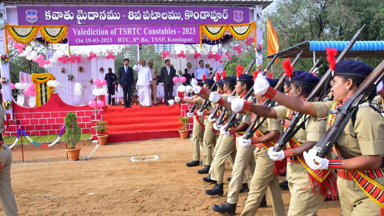 TSRTC: సందడిగా టీఎస్ఆర్టీసీ కానిస్టేబుళ్ల శిక్షణ ముగింపు కార్యక్రమం