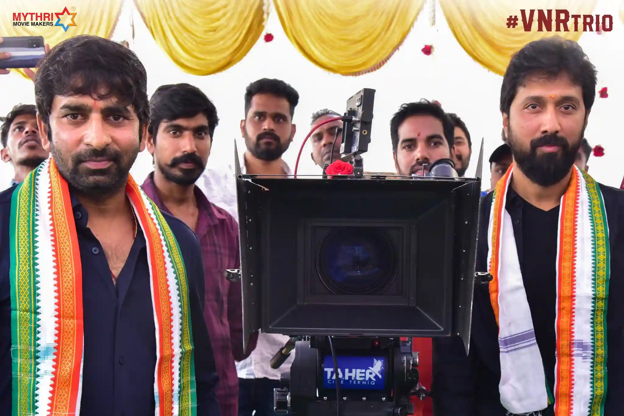 chiranjeevi launched Nithiin and Rashmika new movie gallery