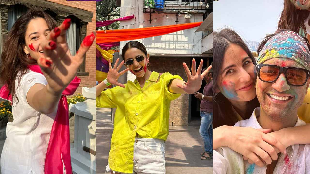 Holi Celebrations : టాలీవుడ్, బాలీవుడ్ సెలబ్రిటీల హోలీ సంబరాలు..