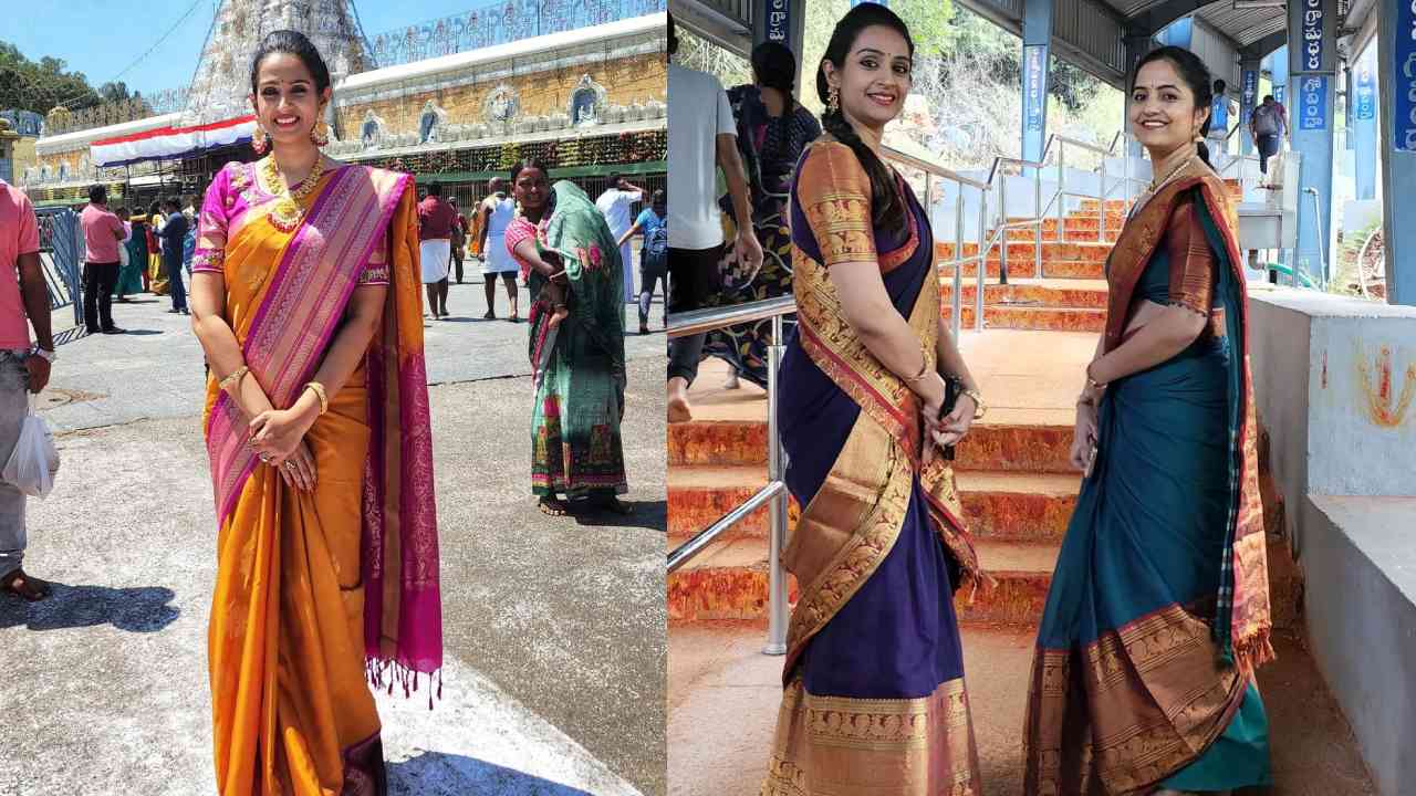 Actress Laya : ఫ్యామిలీతో కలిసి తిరుమలలో సందడి చేసిన లయ..