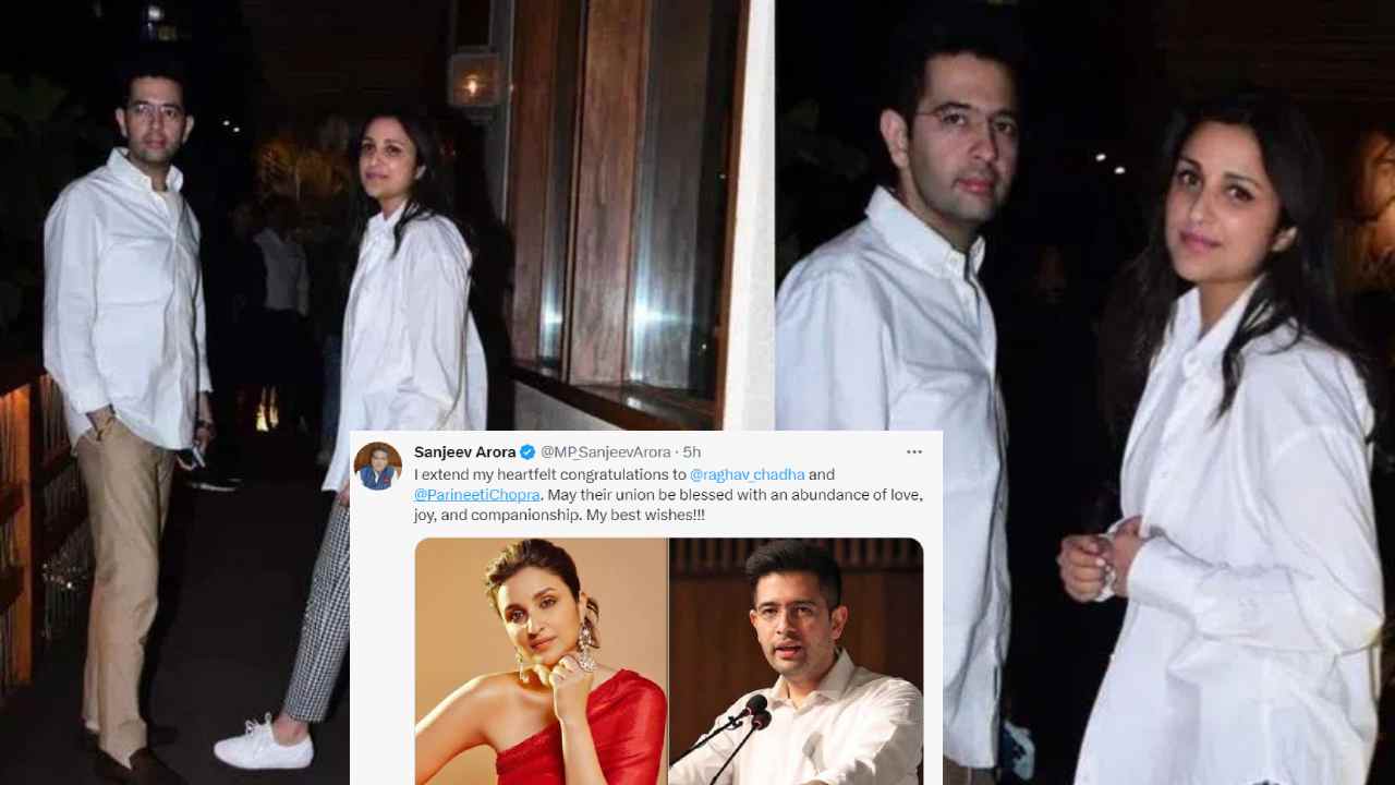 Parineeti Chopra : ఆప్ ఎంపీతో బాలీవుడ్ నటి ప్రేమాయణం నిజమేనా? కంగ్రాట్స్ చెప్పిన మరో ఆప్ ఎంపీ.. వైరల్ అవుతున్న ట్వీట్..