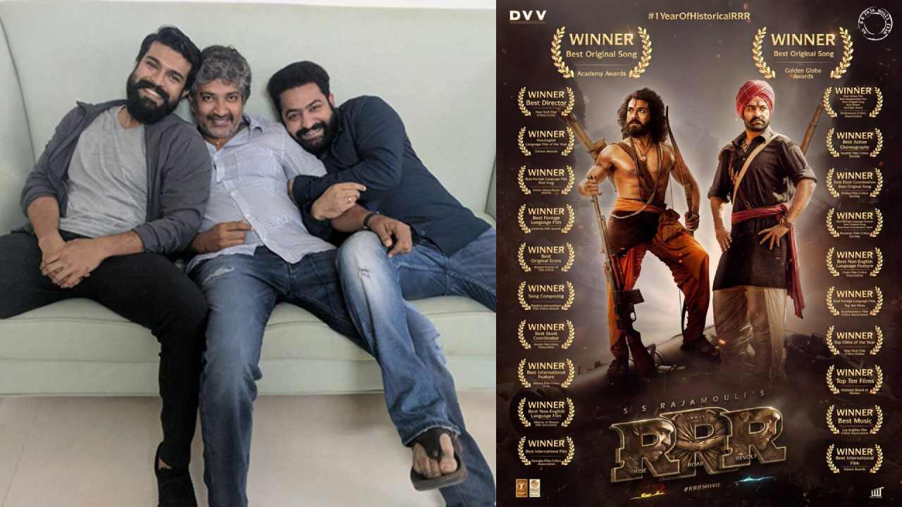 RRR : RRR ప్రభంజనానికి ఏడాది.. ఊహకి అందని అవార్డులు.. లెక్కకి మించిన రివార్డులు..