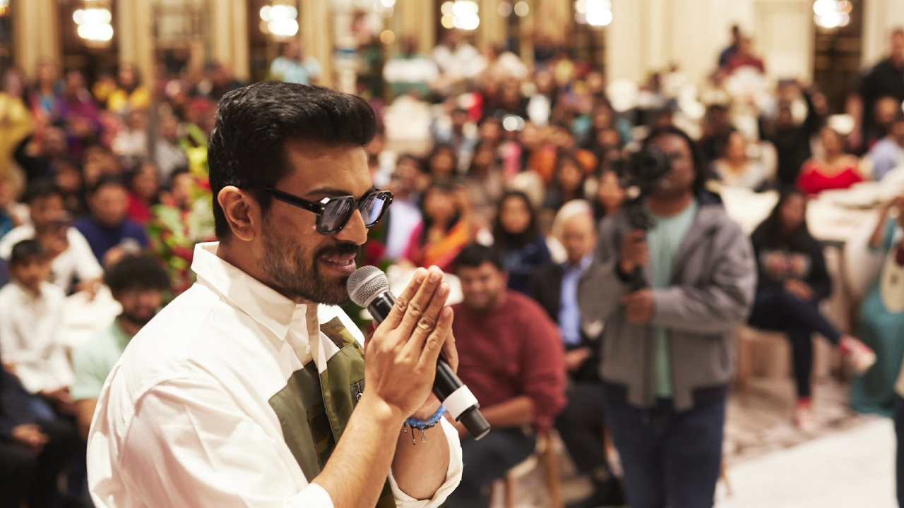 Ram Charan : లాస్ ఏంజిల్స్ లో రామ్ చరణ్ ఫ్యాన్స్ మీట్