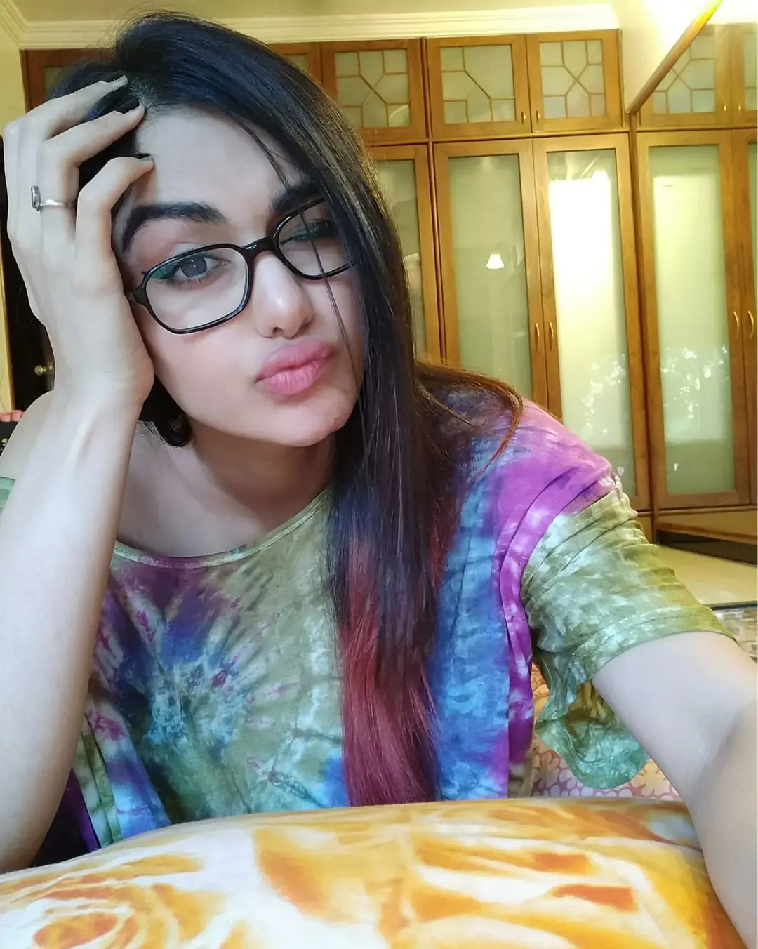 Adah Sharma cute Pics in Specs