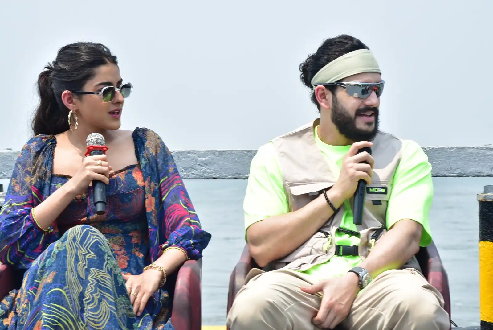 Agent Movie Team Special Interview at Kakinada port