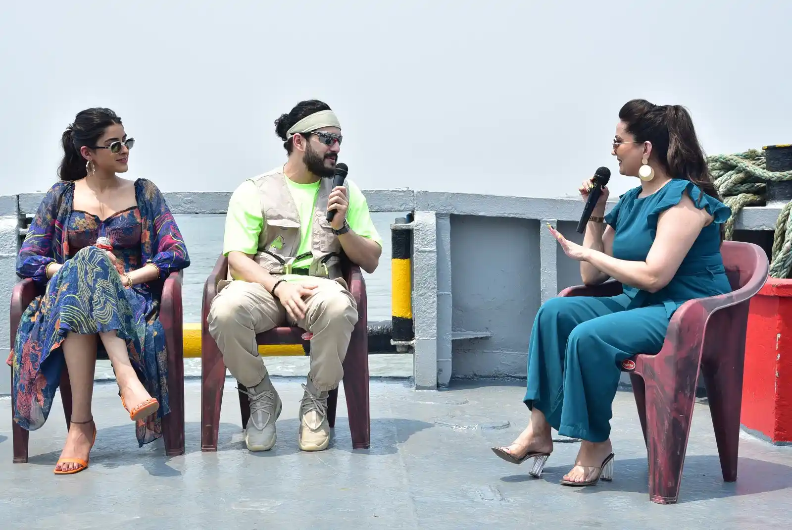 Agent Movie Team Special Interview at Kakinada port