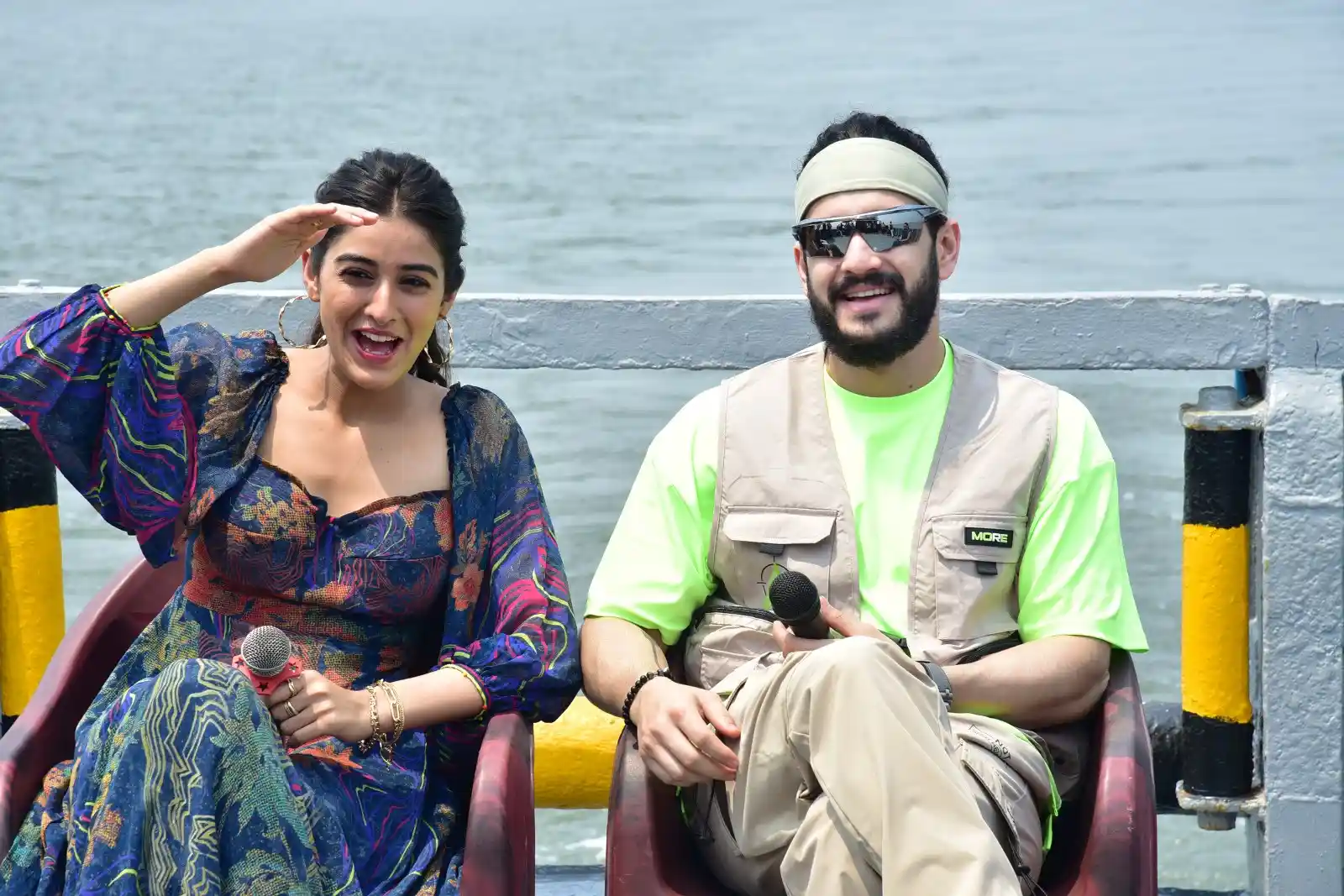 Agent Movie Team Special Interview at Kakinada port