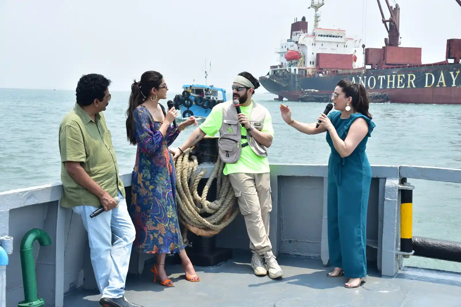Agent Movie Team Special Interview at Kakinada port