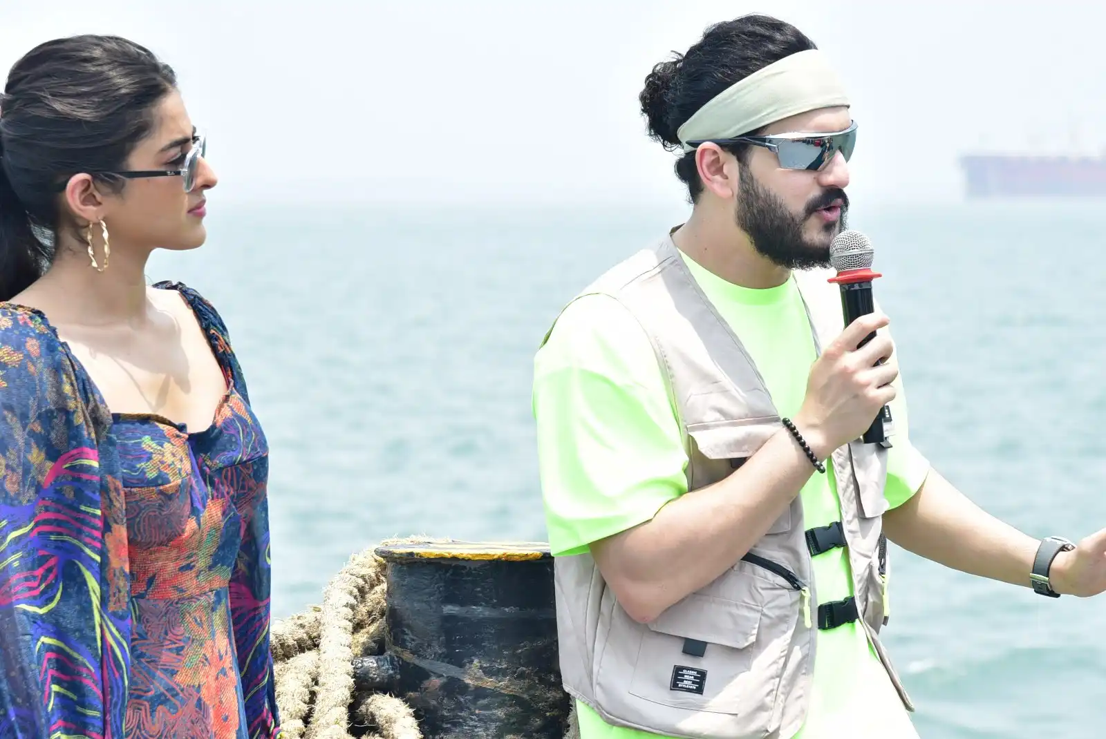 Agent Movie Team Special Interview at Kakinada port