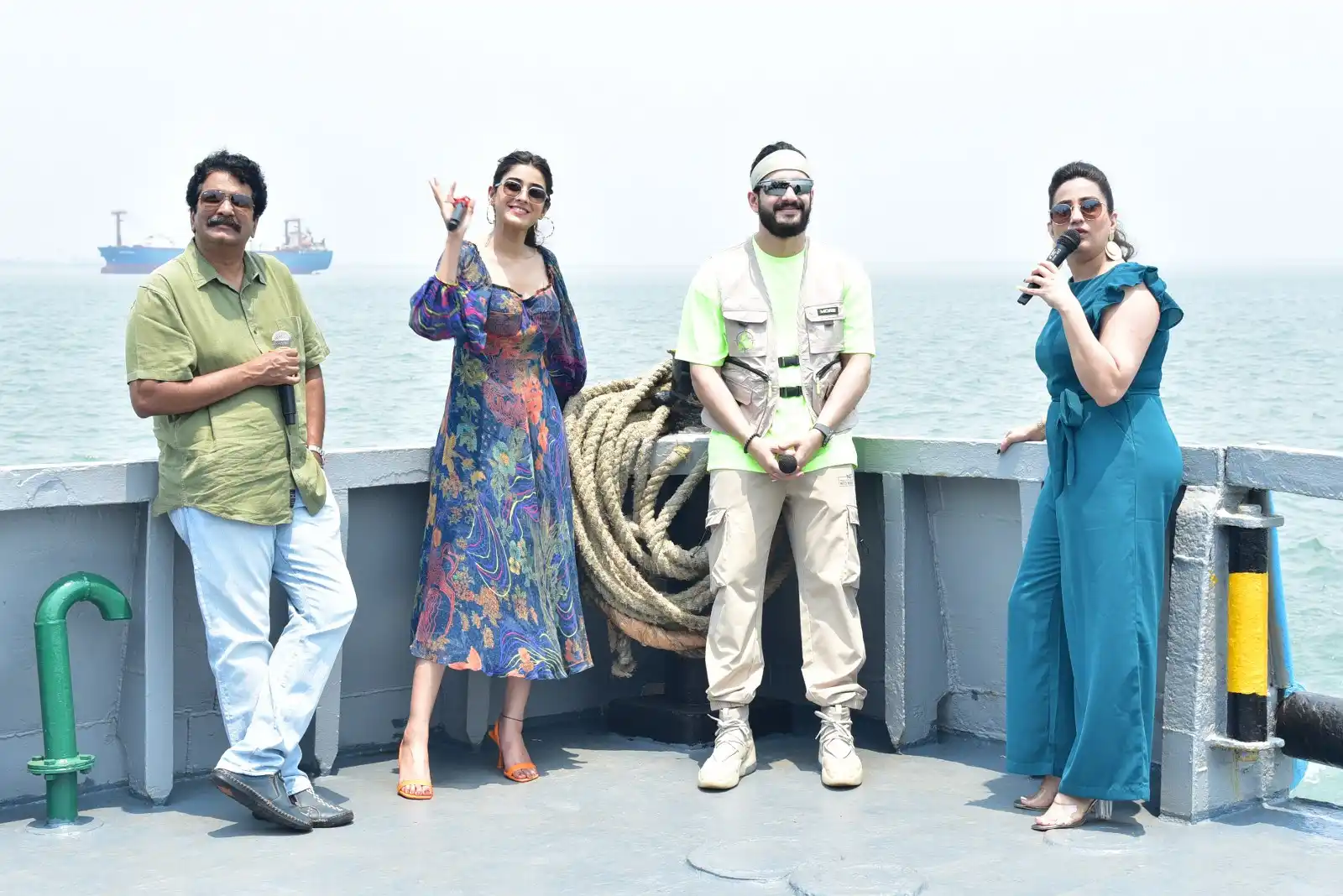 Agent Movie Team Special Interview at Kakinada port