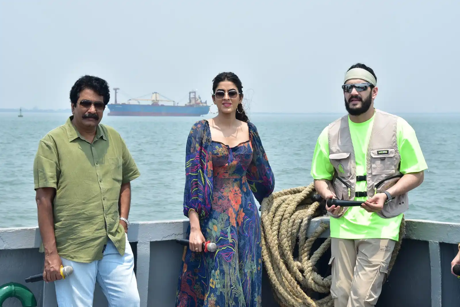 Agent Movie Team Special Interview at Kakinada port