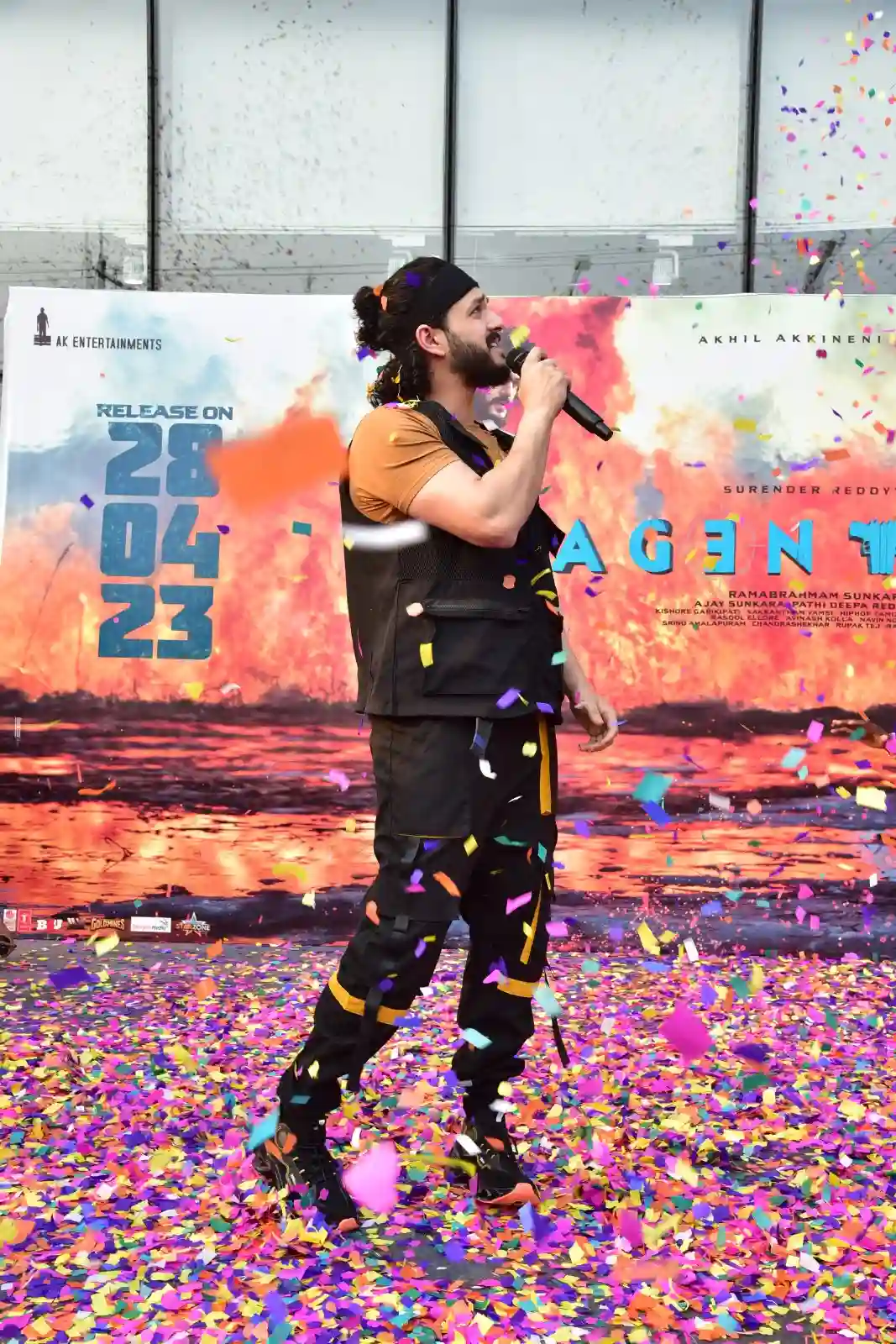 Agent movie Promotions at Vijayawada