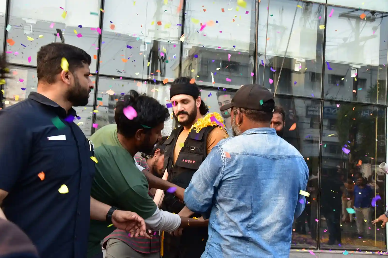 Agent movie Promotions at Vijayawada