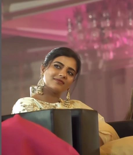 Aishwarya Rajesh Shines in Saree at an Award Function