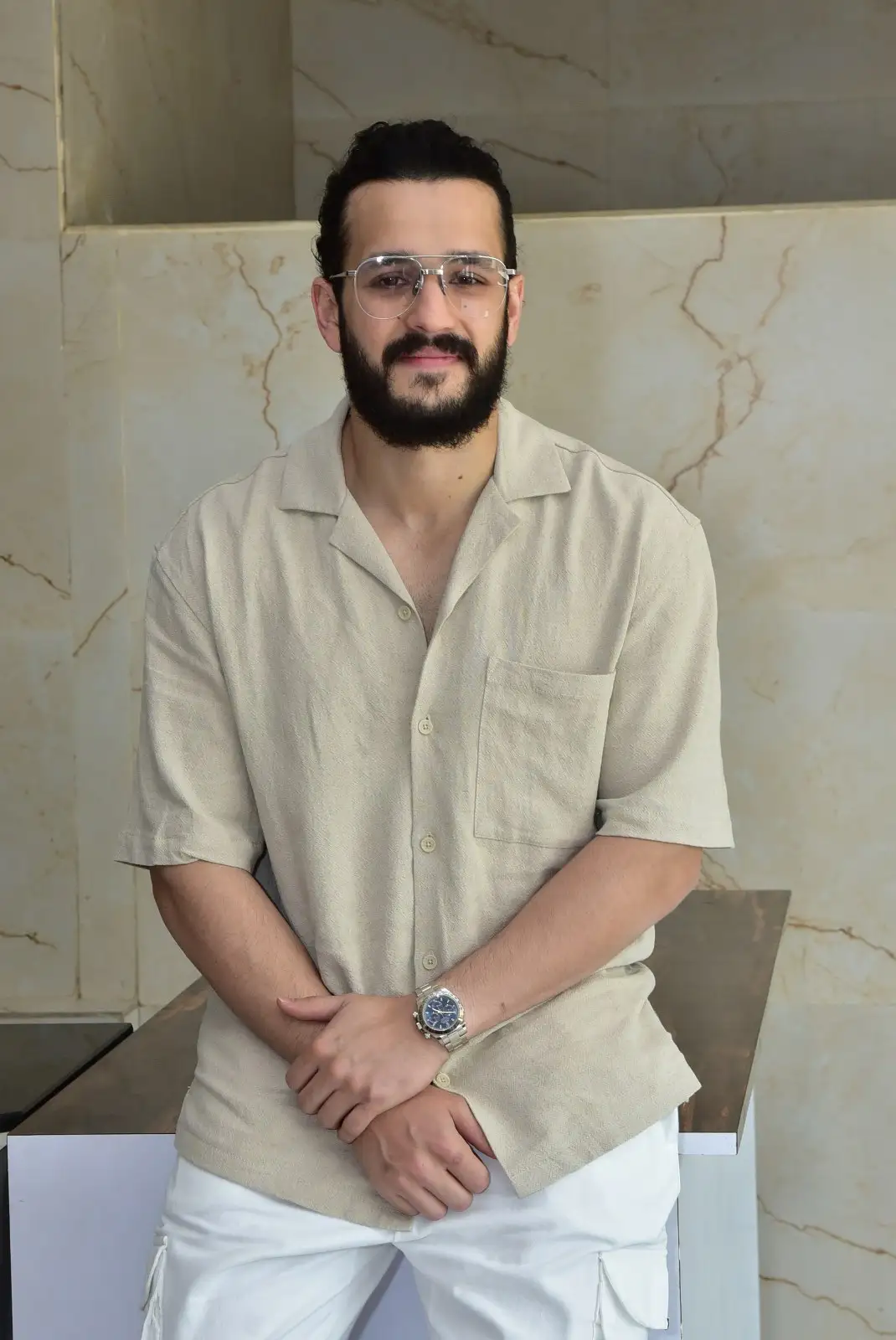 Akhil Akkineni stylish looks in agent movie promotions