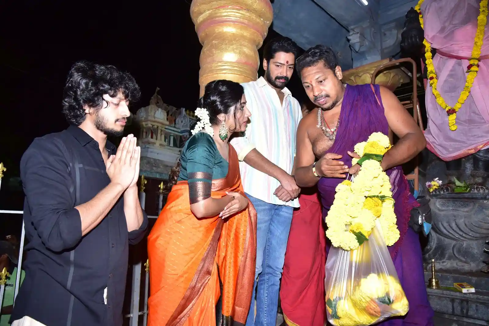 Allari Naresh Ugram movie team promotions at godavari