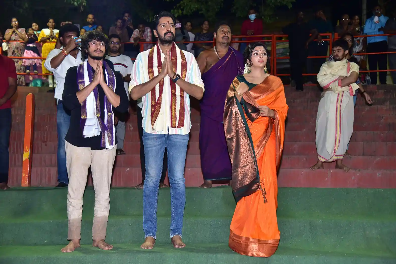 Allari Naresh Ugram movie team promotions at godavari