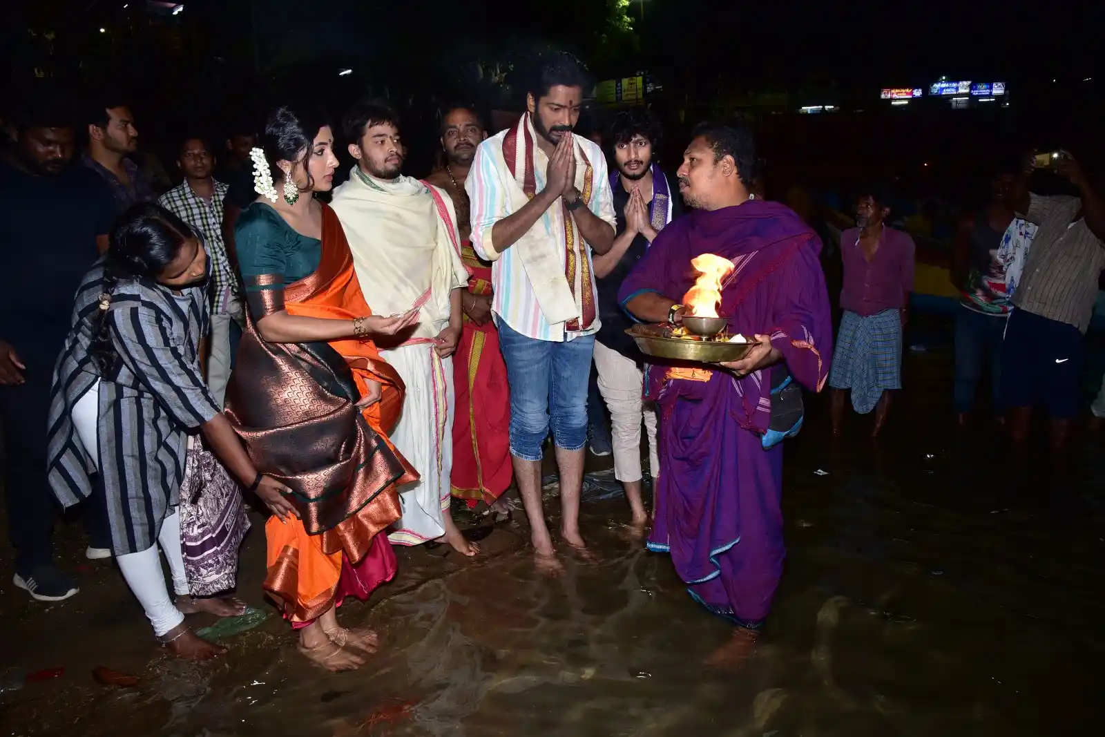 Allari Naresh Ugram movie team promotions at godavari