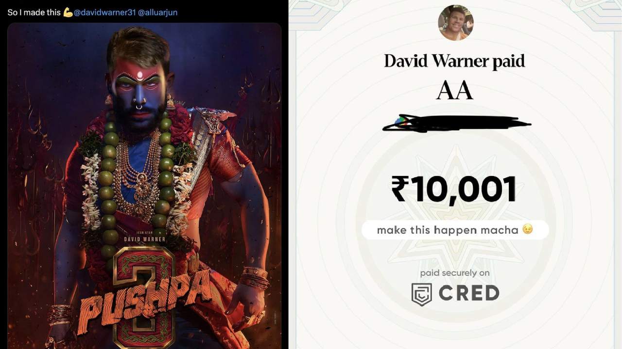 Pushpa 2 : పుష్ప గెటప్‌ కోసం డేవిడ్ వార్నర్.. రూ.10,001 ఎవరకి పంపించాడు?
