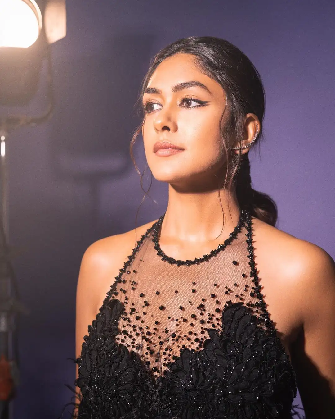 Mrunal Thakur Stunning looks in Black Dress