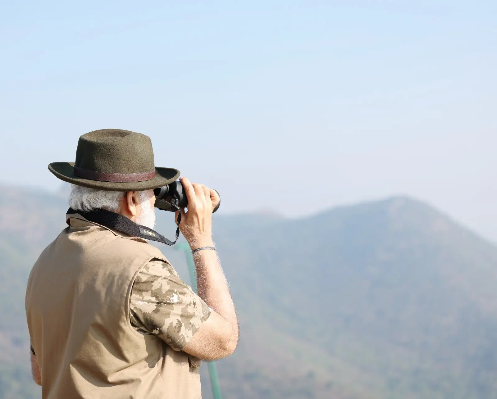 Narendra Modi visits Bandipur & Mudumalai reserves