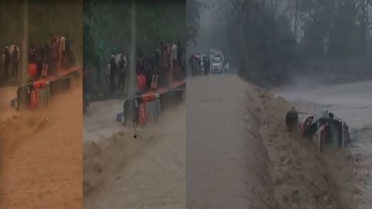 Uttarakhand : ఉత్తరాఖండ్‌లో వరద బీభత్సం.. కొట్టుకుపోయిన బస్సులో 20 మంది ప్రయాణికులు చివరికి..