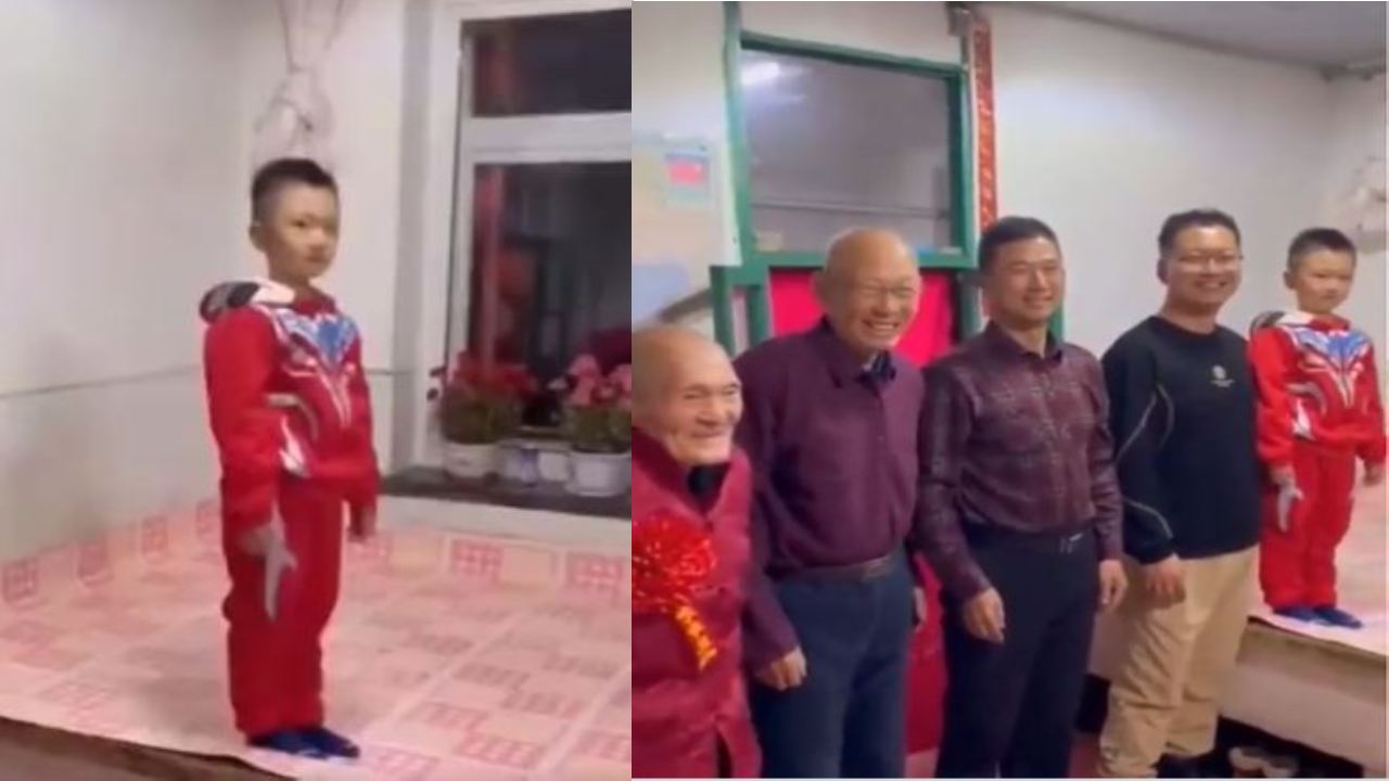 5 generations :  ఐదు జనరేషన్స్ తండ్రులు ఒకే ఫ్రేమ్‌లో.. అద్భుతమైన వీడియో వైరల్