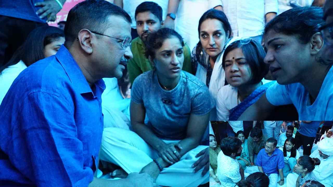 Wrestlers: రెజ్లర్ల వద్దకు ఢిల్లీ సీఎం కేజ్రీవాల్.. కేంద్ర సర్కారుపై సంచలన వ్యాఖ్యలు