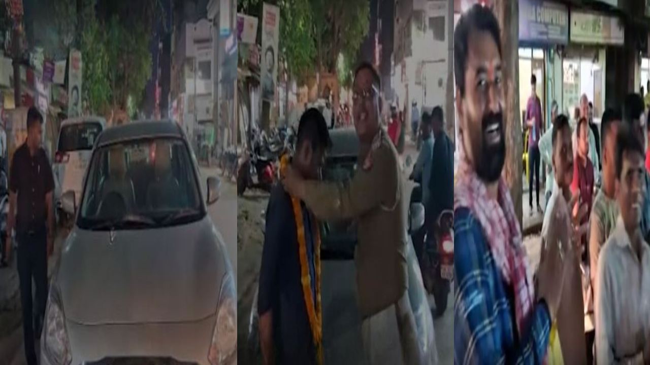 Varanasi Police : ‘నో పార్క్ జోన్‌’లో కారు నిలిపిన వ్యక్తికి దండేసి మరీ ఫైన్ కట్టించిన పోలీస్