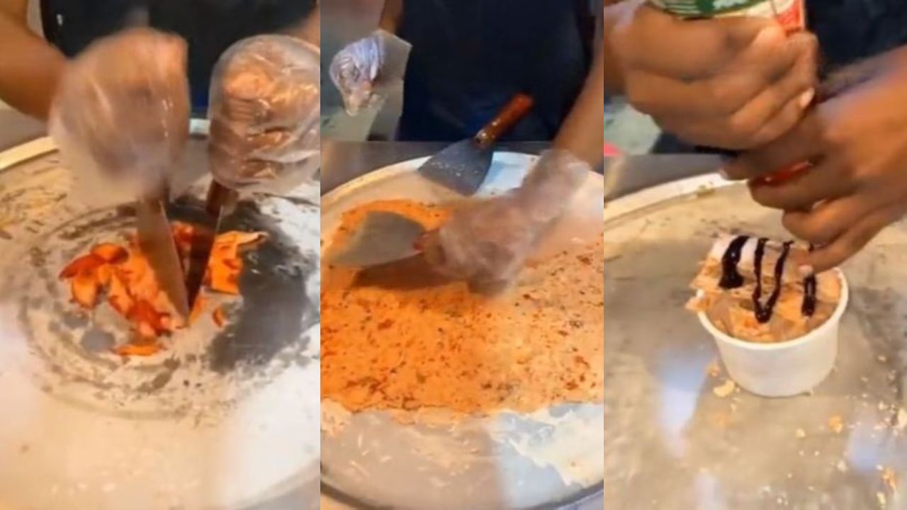 Tandoori chicken ice cream : తందూరి చికెన్ ఐస్ క్రీం .. తింటే ఏమవుతుందో?