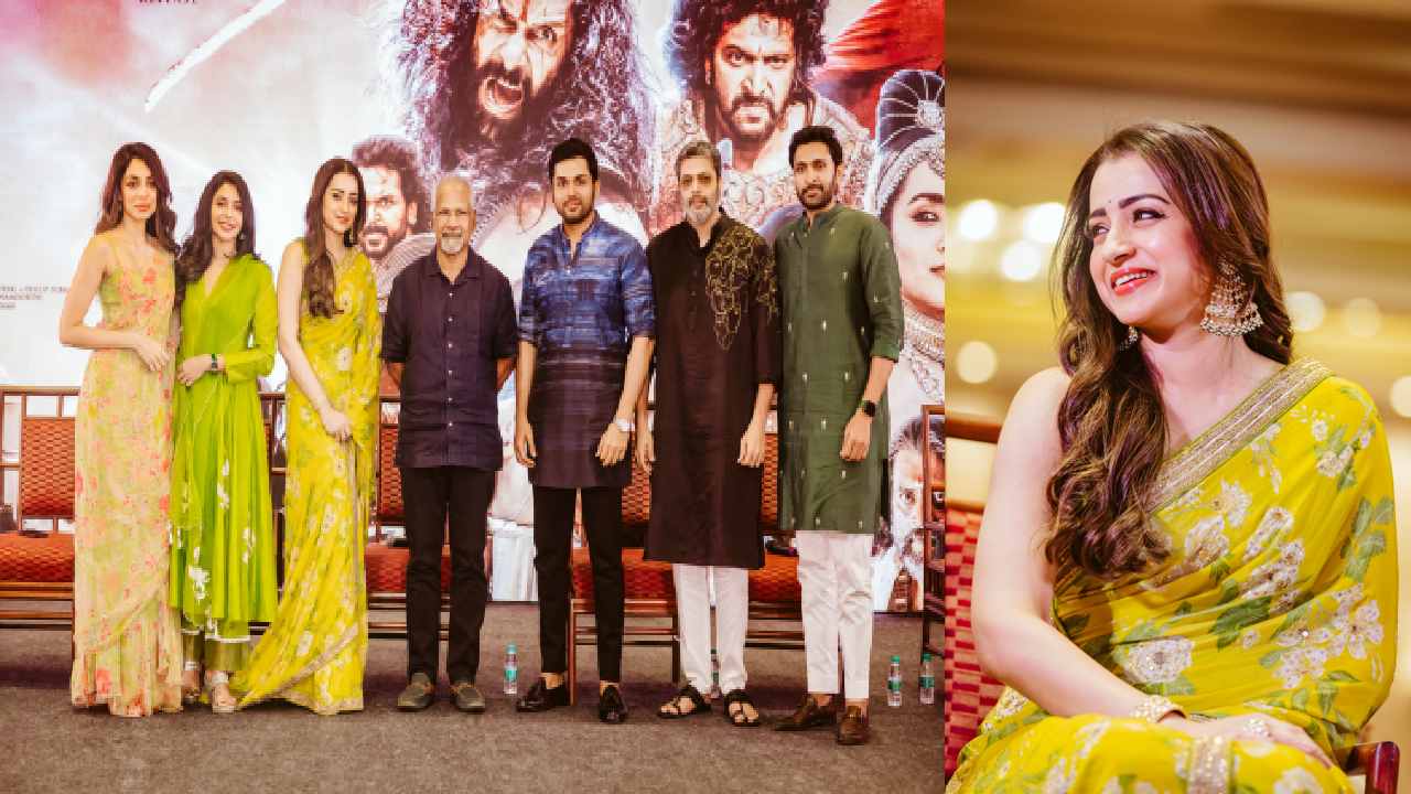 Ponniyin Selvan 2 : పొన్నియిన్ సెల్వన్ ప్రెస్ మీట్ గ్యాలరీ..