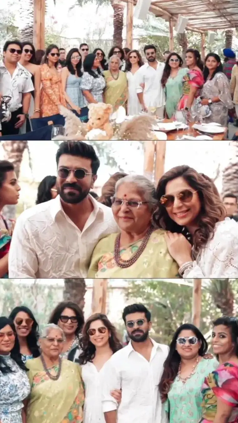 Ram Charan wife Upasana baby shower pics