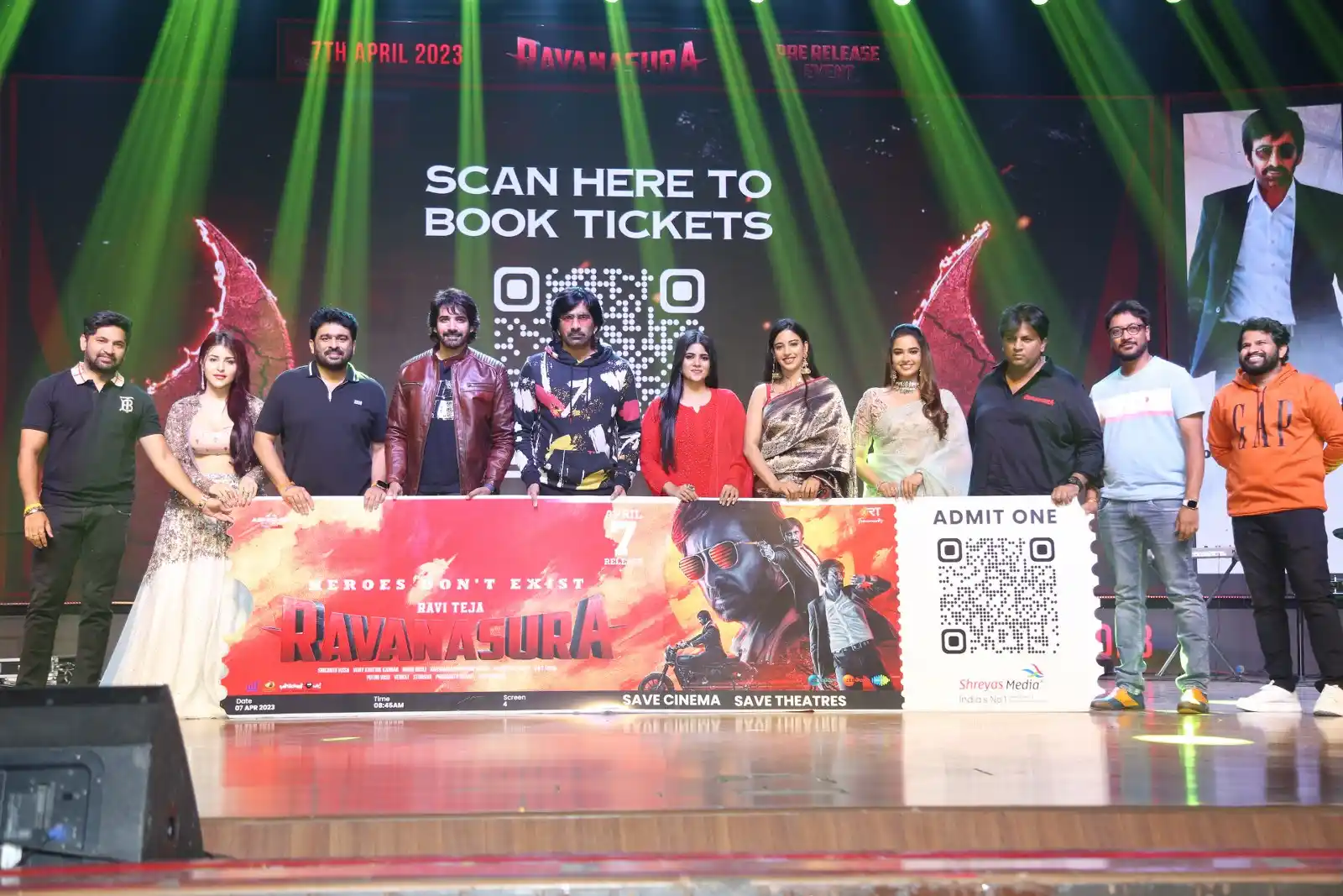 Raviteja Ravanasura Pre Release event gallery