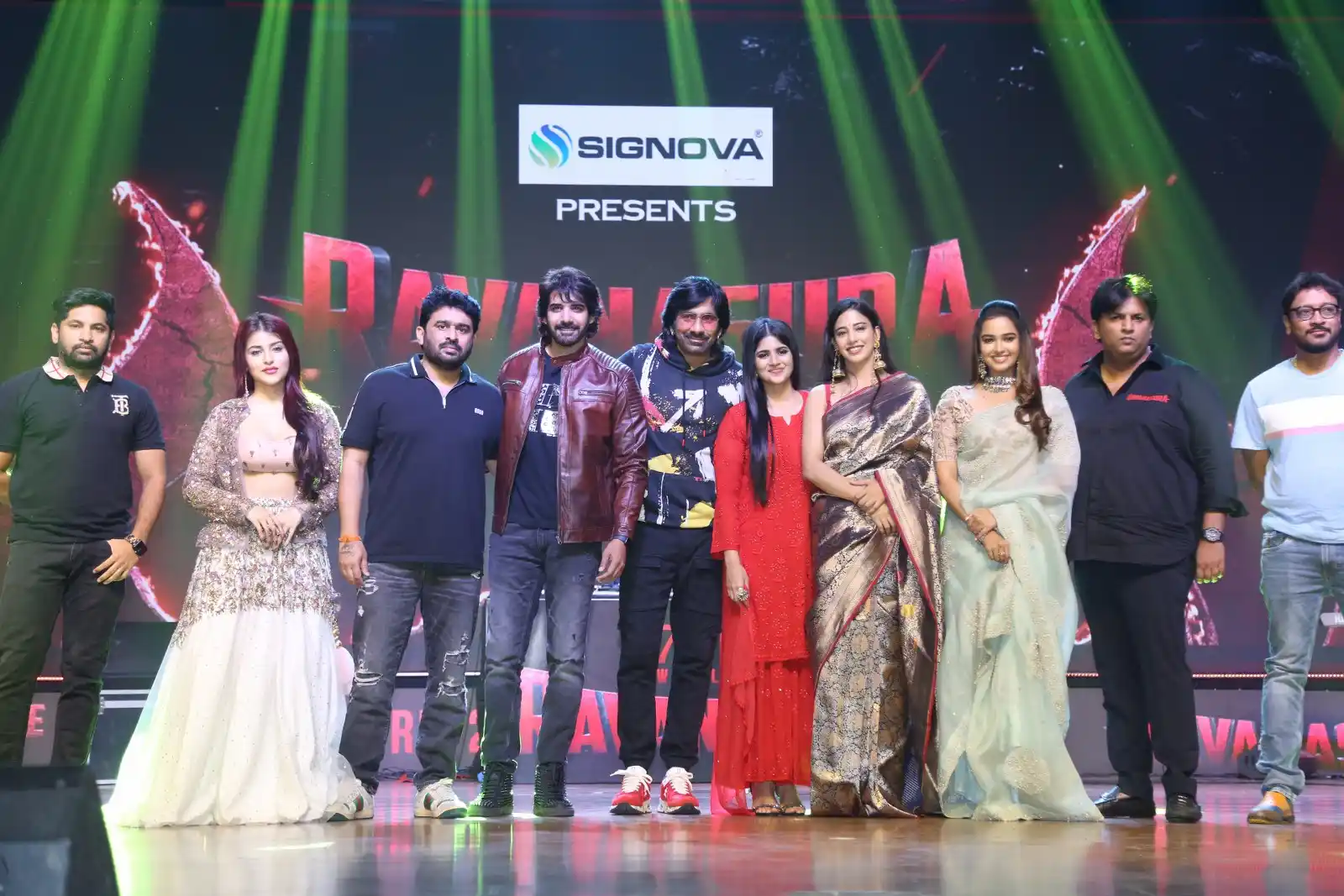 Raviteja Ravanasura Pre Release event gallery