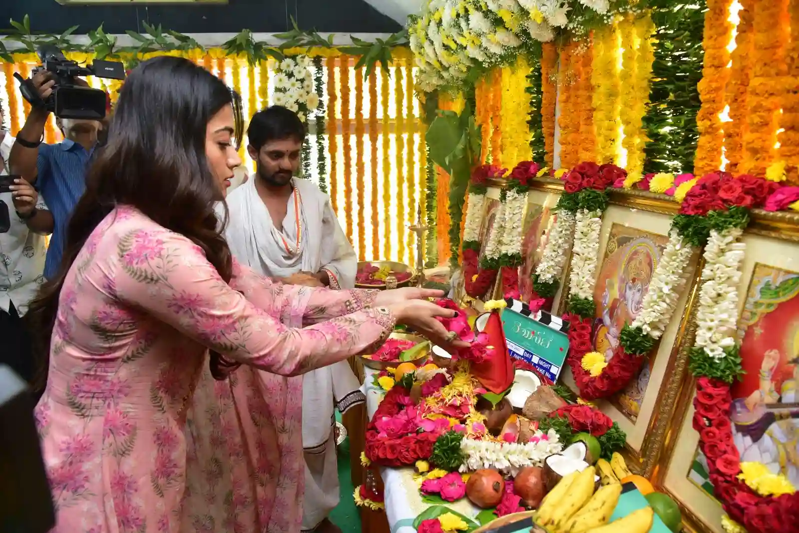 Rashmika Mandanna Rainbow Movie Opening Ceremony