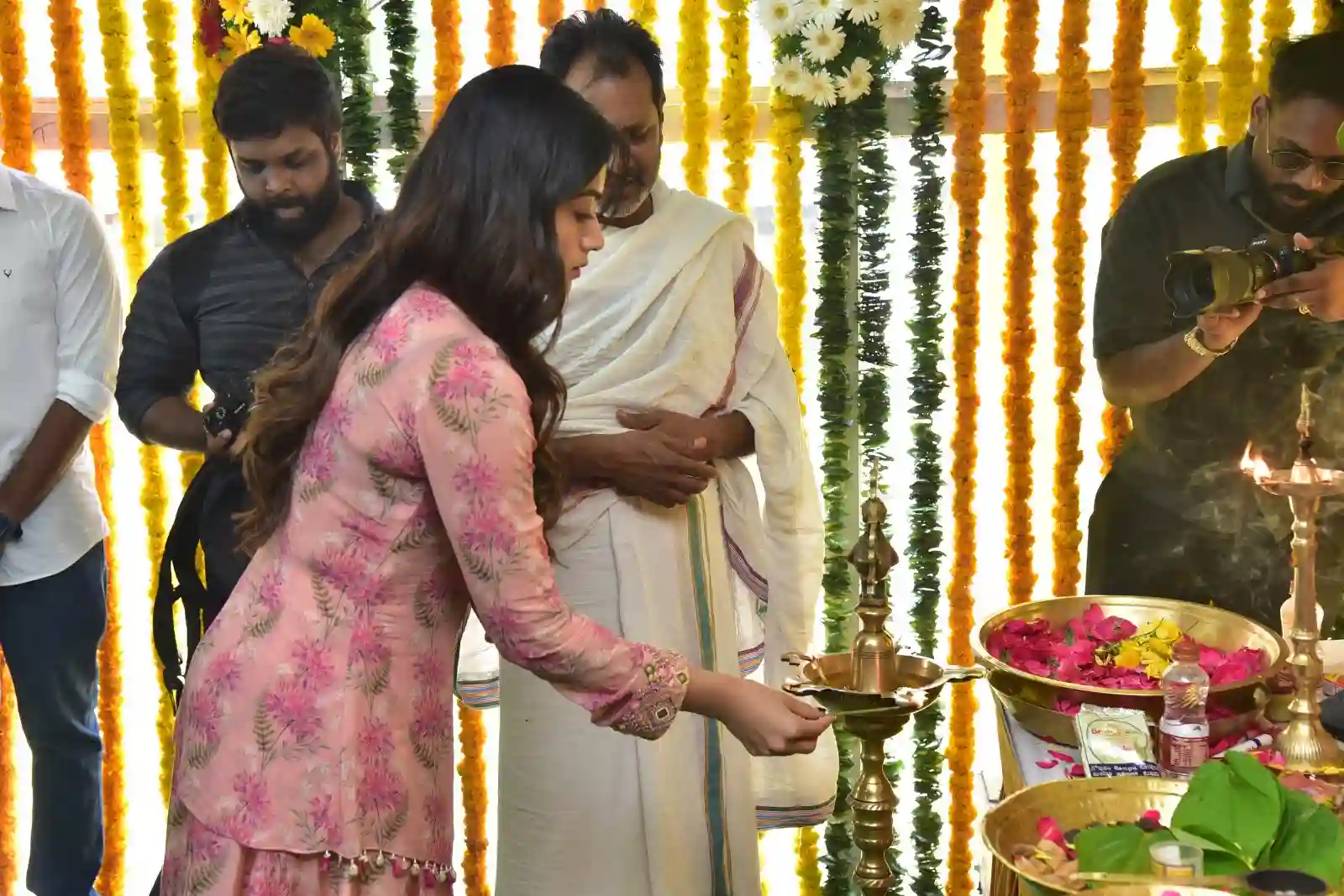 Rashmika Mandanna Rainbow Movie Opening Ceremony